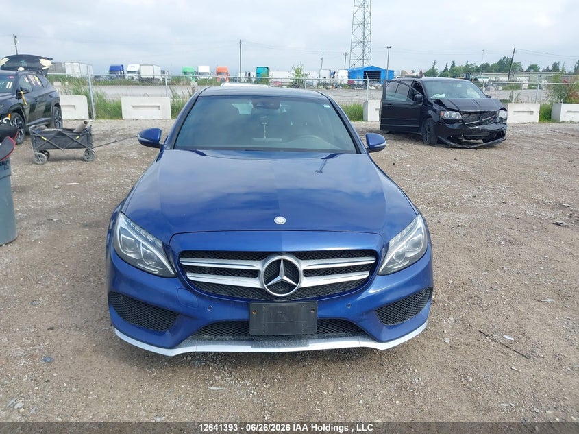 2017 Mercedes-Benz C 300 4Matic VIN: 55SWF4KB5HU186709 Lot: 12641393