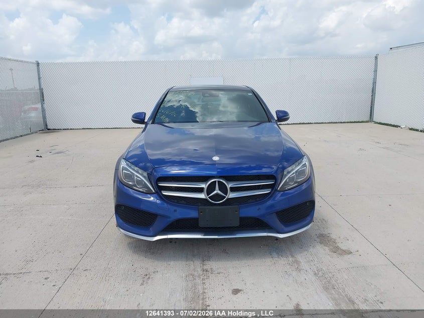 2017 Mercedes-Benz C 300 4Matic VIN: 55SWF4KB5HU186709 Lot: 12641393