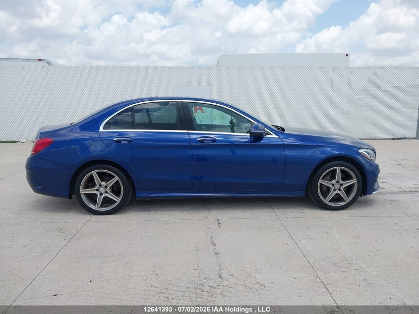 2017 Mercedes-Benz C 300 4Matic VIN: 55SWF4KB5HU186709 Lot: 12641393