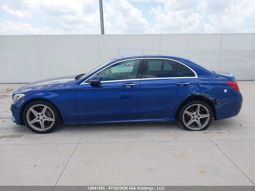 2017 Mercedes-Benz C 300 4Matic VIN: 55SWF4KB5HU186709 Lot: 12641393