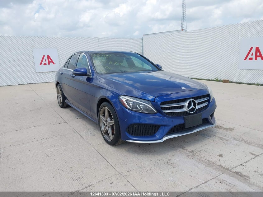 2017 Mercedes-Benz C 300 4Matic VIN: 55SWF4KB5HU186709 Lot: 12641393