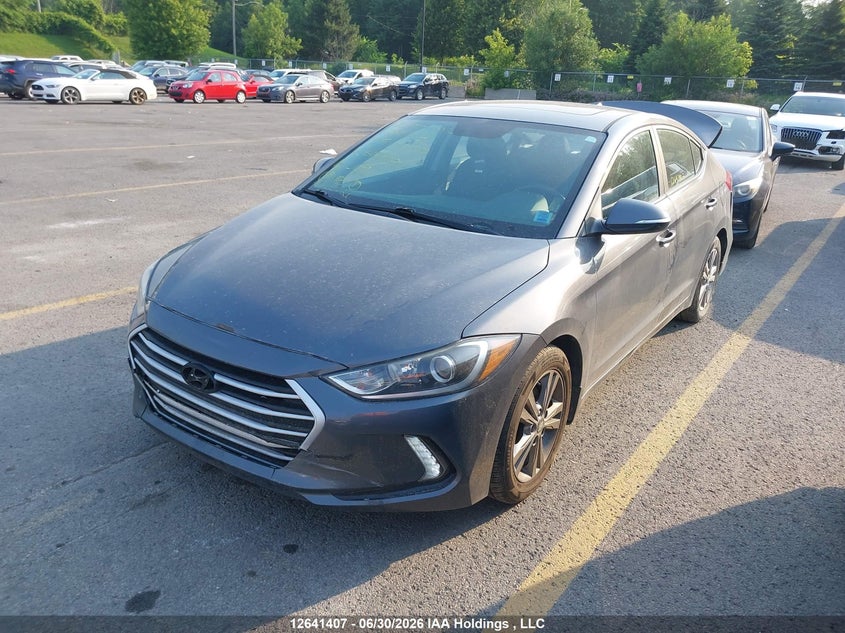 2018 Hyundai Elantra Gl Se, Удар сзади, IAAI, VIN KMHD84LF2JU688364 — фото 2