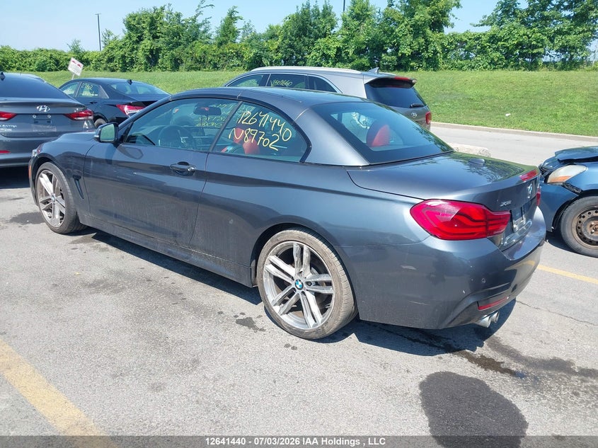 Vin: wba4z3c50ken89702, lot: 3042400, bmw 430i xdrive 20193