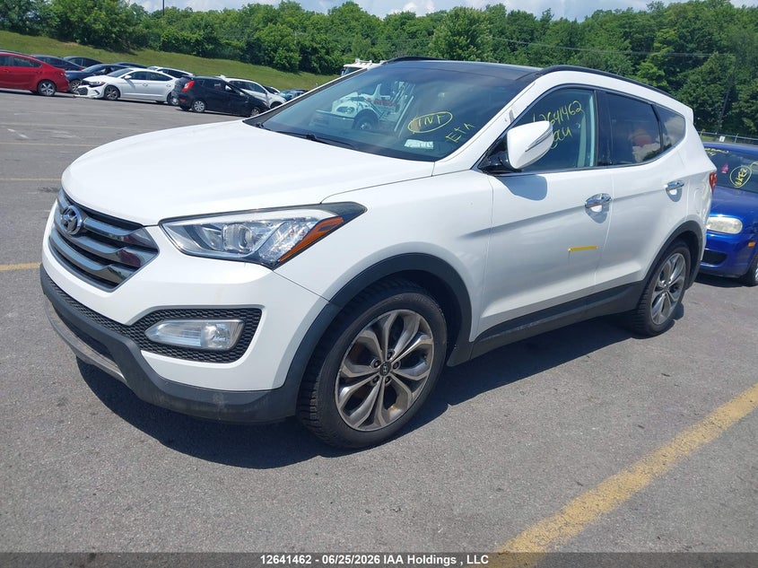 2016 Hyundai Santa Fe Sport 2.0T Se, Water, IAAI, VIN 5XYZUDLA4GG379855 — photo 2