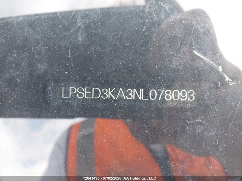 2022 Polestar 2 VIN: LPSED3KA3NL078093 Lot: 12641490