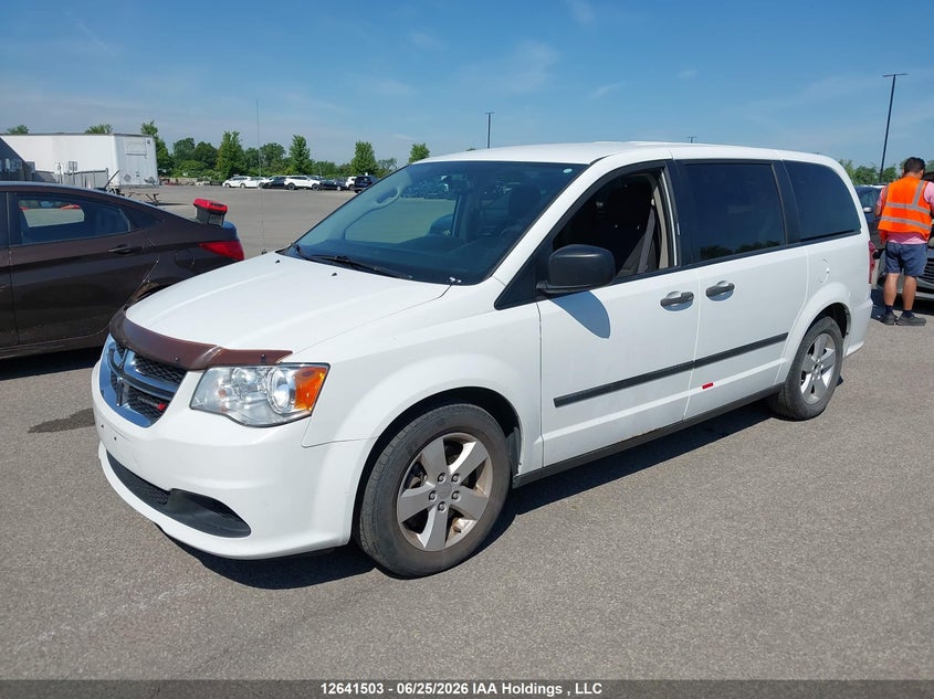 2017 Dodge Caravan, Water, IAAI, VIN 2C4RDGBG5HR607169 — photo 2