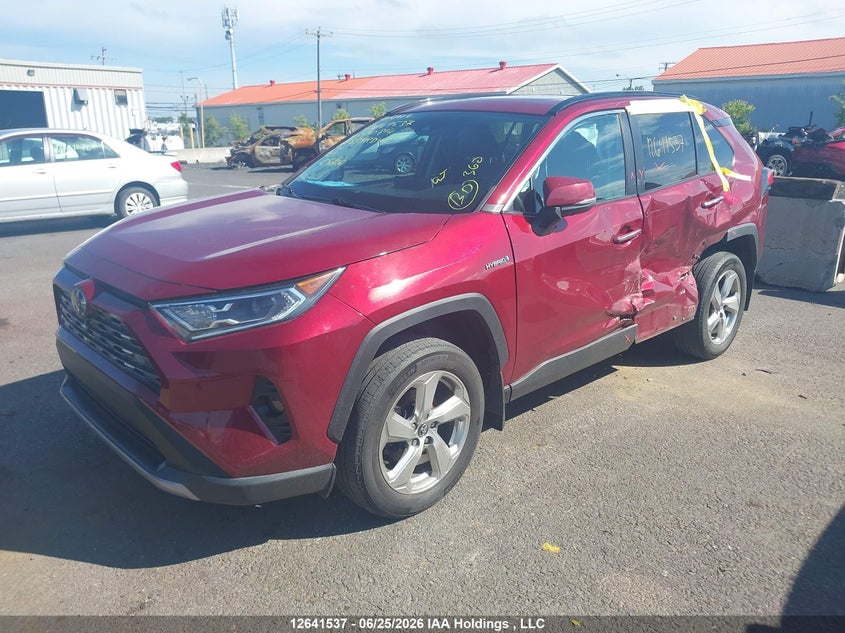 2019 Toyota RAV 4, Лівий бік, IAAI, VIN 2T3DWRFV7KW030814 — фото 2