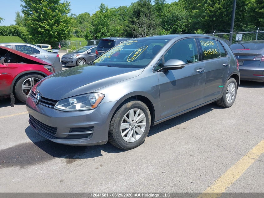 Vin: 3vw217au0gm013755, lot: 3042552, volkswagen golf 1.8 tsi comfortline/1.8 tsi highline/1.8 tsi trendline 20162