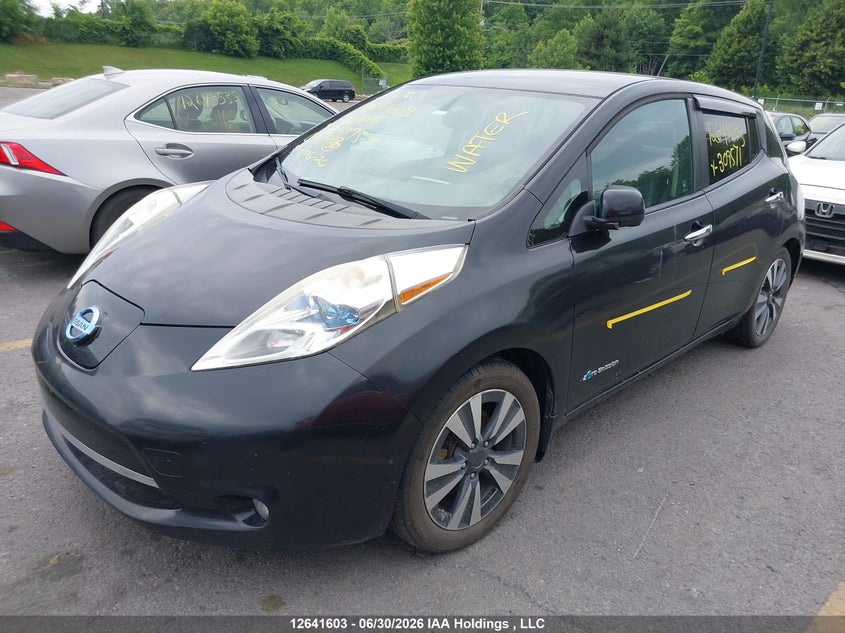 2016 Nissan Leaf, Затопление, IAAI, VIN 1N4BZ0CP0GC309571 — фото 2