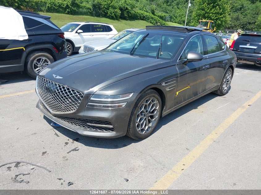 Vin: kmtgb4sc9pu143184, lot: 3042660, genesis g80 2.5t advanced awd 20232