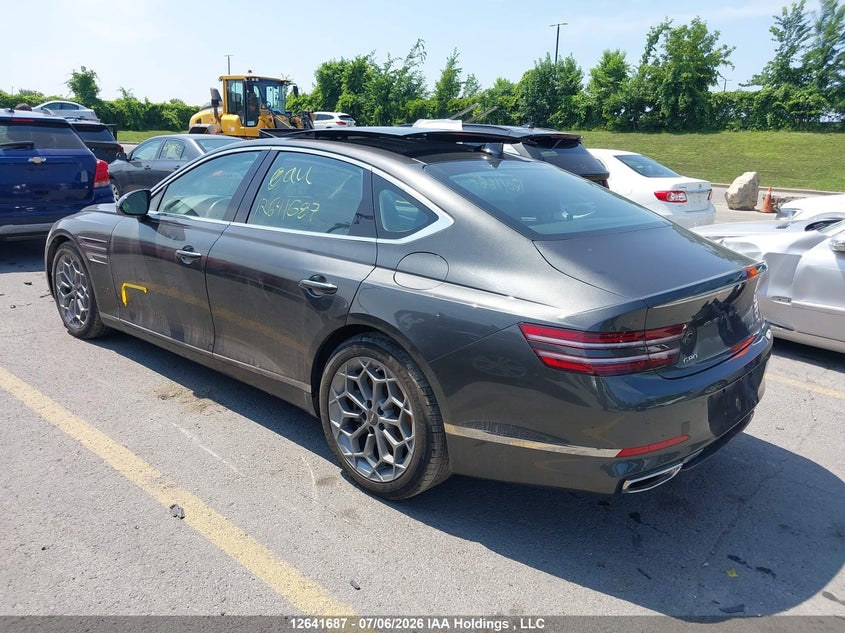 Vin: kmtgb4sc9pu143184, lot: 3042660, genesis g80 2.5t advanced awd 20233