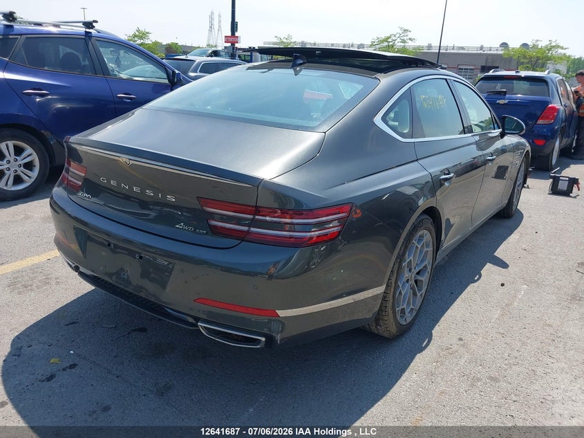 Vin: kmtgb4sc9pu143184, lot: 3042660, genesis g80 2.5t advanced awd 20234