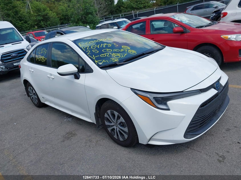 Vin: jtdbdmhe6s3024857, lot: 3042706, toyota corolla hybrid le 2025 img_1