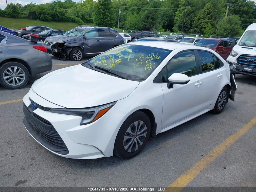 Vin: jtdbdmhe6s3024857, lot: 3042706, toyota corolla hybrid le 20252