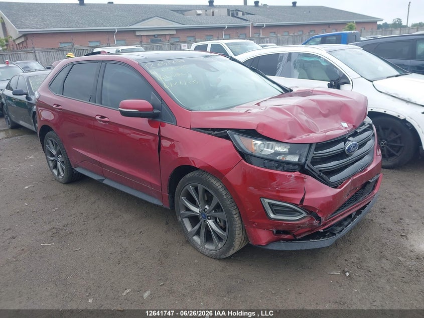 2016 Ford Edge Sport, Удар спереди, IAAI, VIN 2FMPK4AP2GBC54325