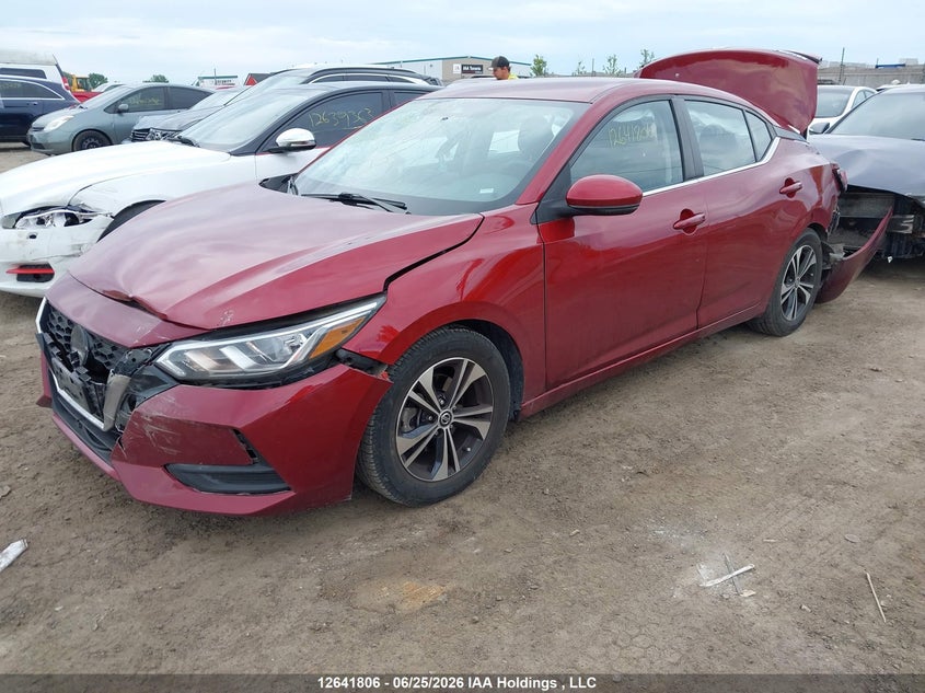 Vin: 3n1ab8cv4ny241516, lot: 3042781, nissan sentra 20222