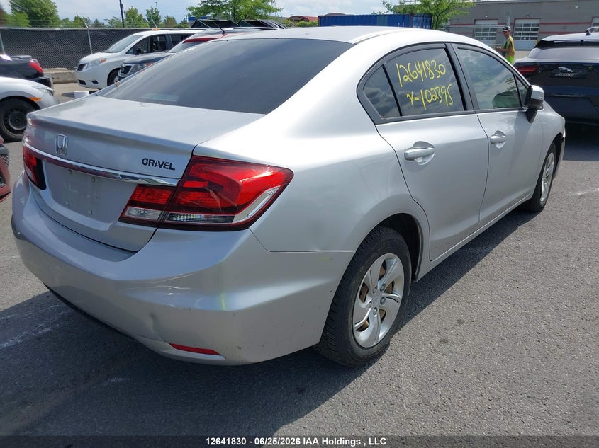 Vin: 19xfb2f55fe102395, lot: 3042805, honda civic ex 20154