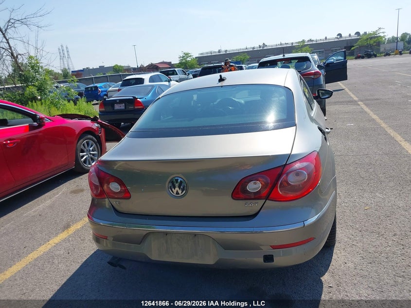 2010 Volkswagen Passat Cc VIN: WVWMN9AN1AE550281 Lot: 12641866