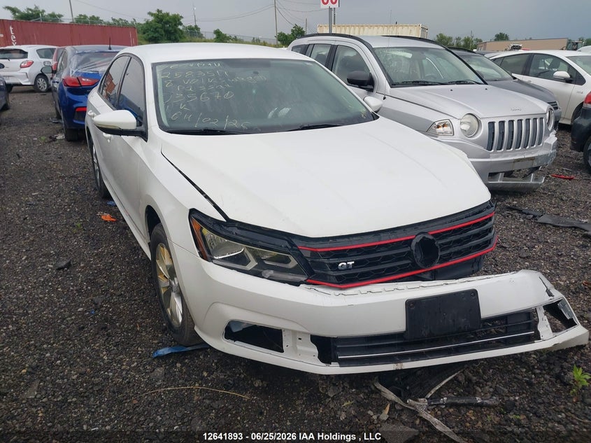 2018 Volkswagen Passat 2.0 Tsi Trendline+, Удар спереду, IAAI, VIN 1VWAA7A39JC035670