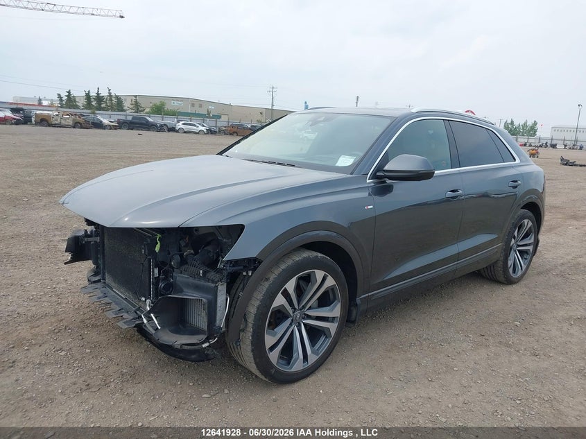 2019 Audi Q8, Удар спереди, IAAI, VIN WA1FVAF11KD006395 — фото 2