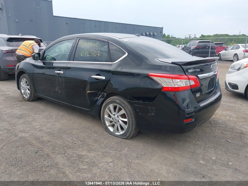 Vin: 3n1ab7ap3fl672507, lot: 3042932, nissan sentra s/sv/sr/sl 20153