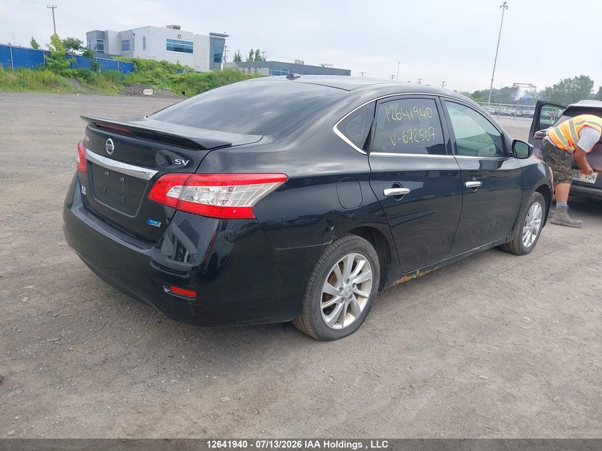 Vin: 3n1ab7ap3fl672507, lot: 3042932, nissan sentra s/sv/sr/sl 20154