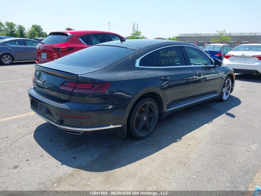 Vin: wvwtr7an1me003536, lot: 3042986, volkswagen arteon execline 20214