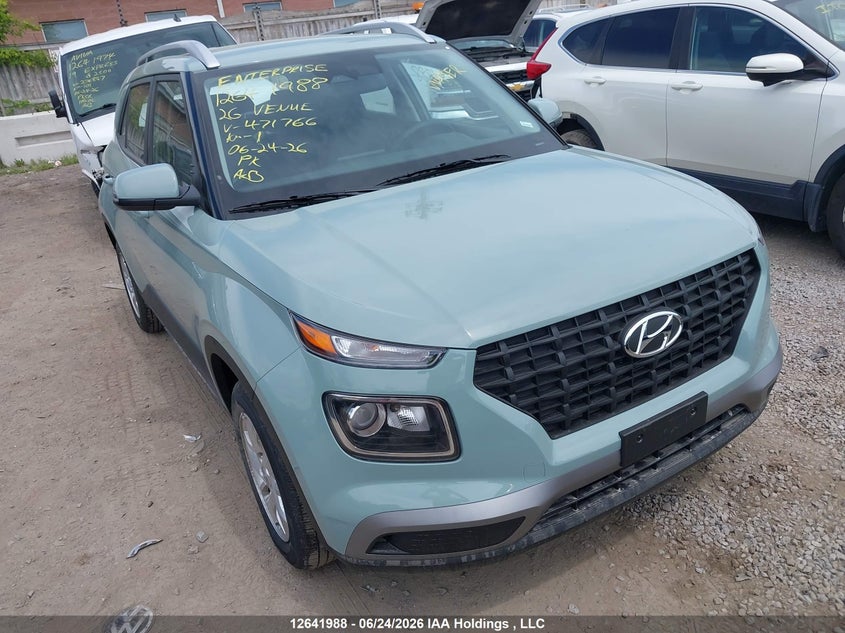 2026 Hyundai Venue Sel VIN: KMHRC8A31TU471766 Lot: 12641988
