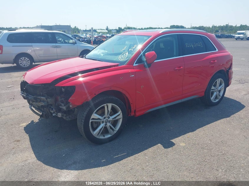 2020 AUDI Q3 SPORT UTILITY VEHICLE 2.0L I-4 DI, DOHC, VVT, TURBO, 228HP
