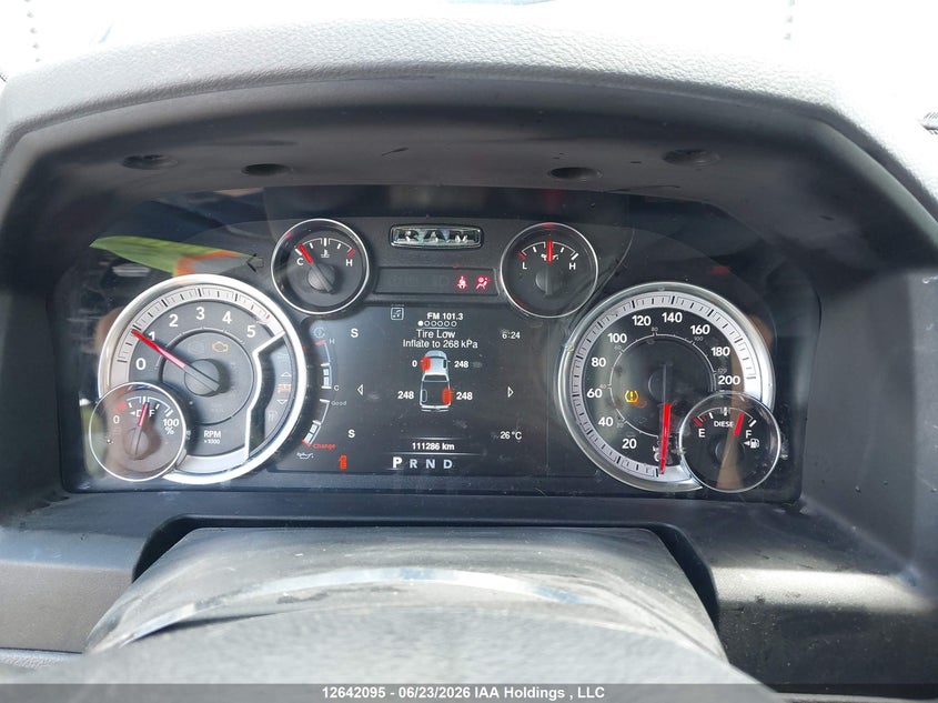 2019 RAM 1500 PICKUP 3.0L V-6 DI, DOHC, TURBO, 240HP
