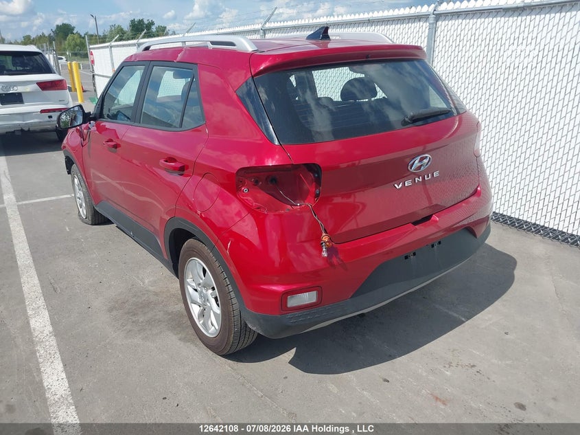 Vin: kmhrc8a37lu050960, lot: 3043110, hyundai venue sel/denim 20203