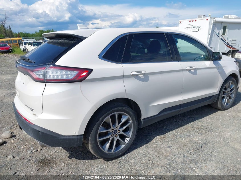 Vin: 2fmpk4k8xfbb74972, lot: 3043214, ford edge titanium 20154