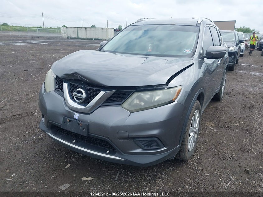 2014 Nissan Rogue, Front, IAAI, VIN 5N1AT2MT9EC792890 — photo 2