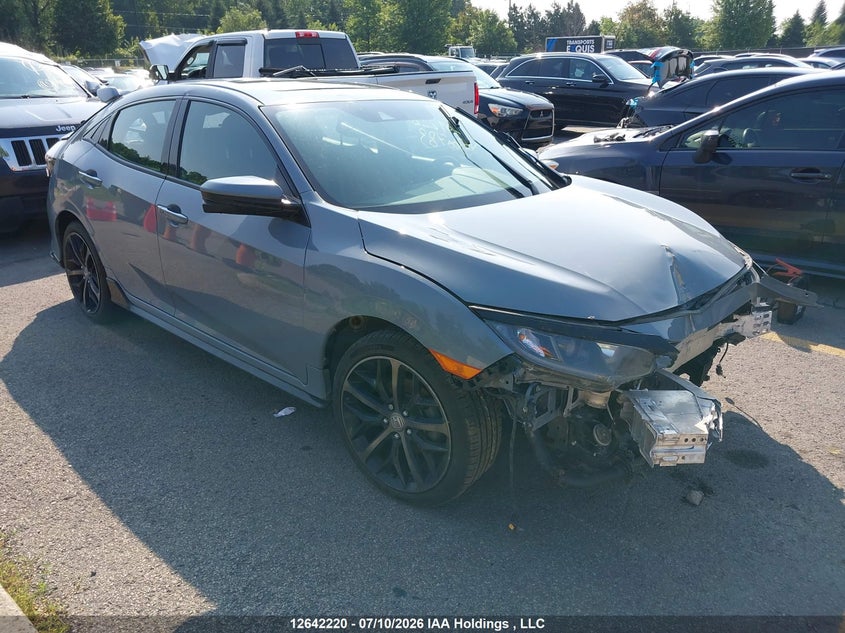 Vin: shhfk7h48mu300783, lot: 3043270, honda civic sport 20211