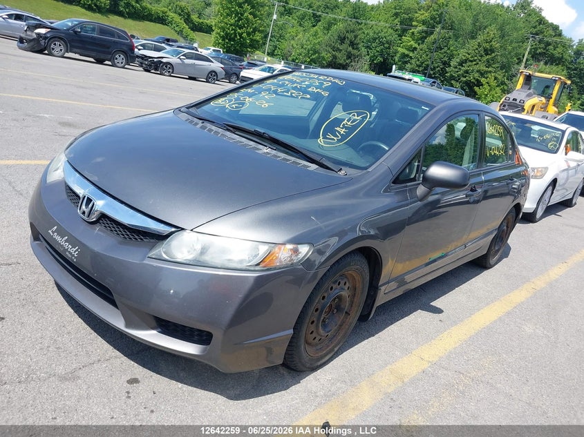 2010 Honda Civic, Затопление, IAAI, VIN 2HGFA1F41AH044322 — фото 2