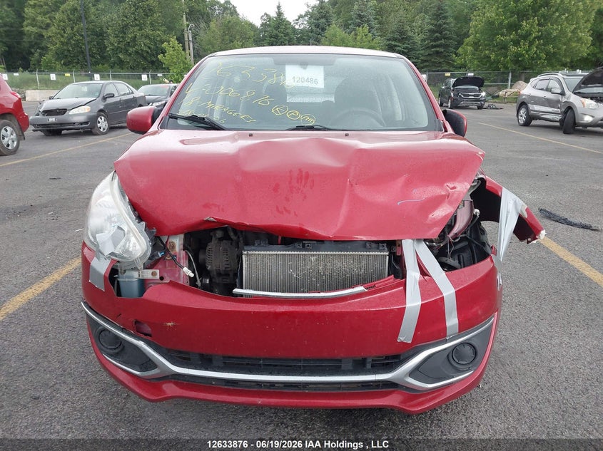 2018 Mitsubishi Mirage Es VIN: ML32A3HJ2JH006876 Lot: 12633876X