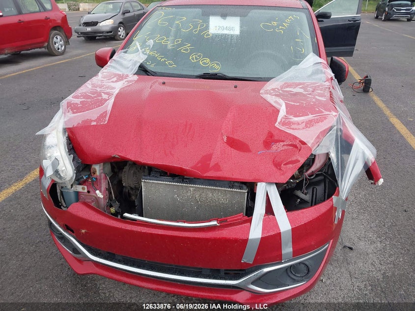 2018 Mitsubishi Mirage Es VIN: ML32A3HJ2JH006876 Lot: 12633876X