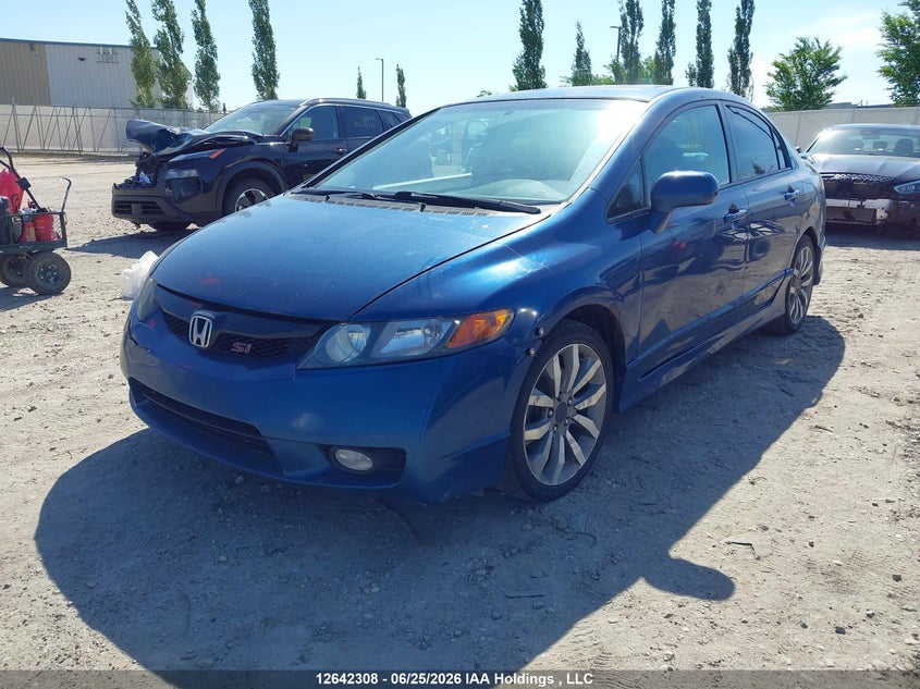 2010 Honda Civic, Left Rear, IAAI, VIN 2HGFA5E50AH200643 — photo 2
