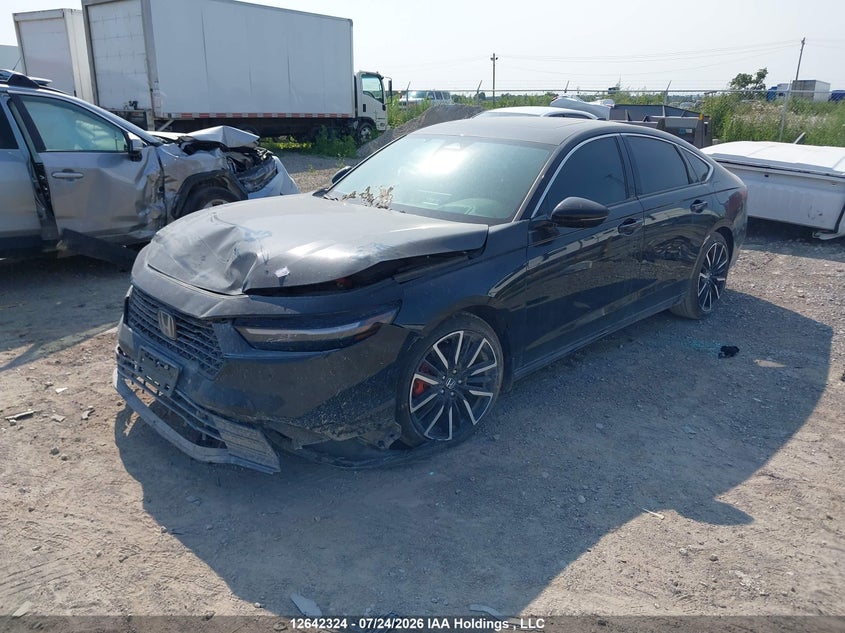 2025 Honda Accord Touring Hybrid, Front, IAAI, VIN 1HGCY2F84SA801494 — photo 2