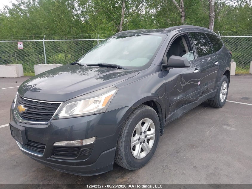 2014 Chevrolet Traverse, Left Side, IAAI, VIN 1GNKVFKD9EJ156463 — photo 2
