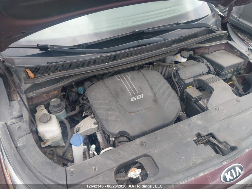 2017 KIA SEDONA VAN 3.3L V-6 DI, DOHC, VVT, 276HP