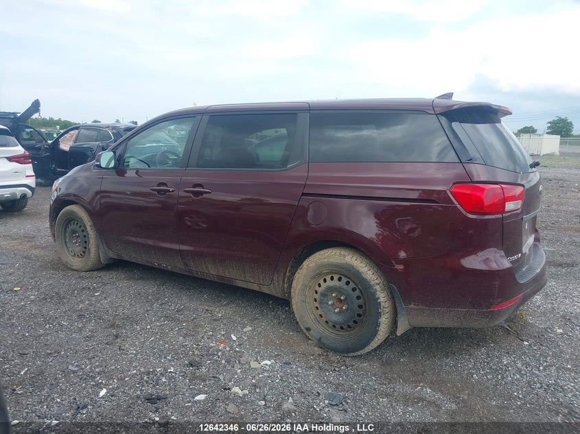 2017 KIA SEDONA VAN 3.3L V-6 DI, DOHC, VVT, 276HP