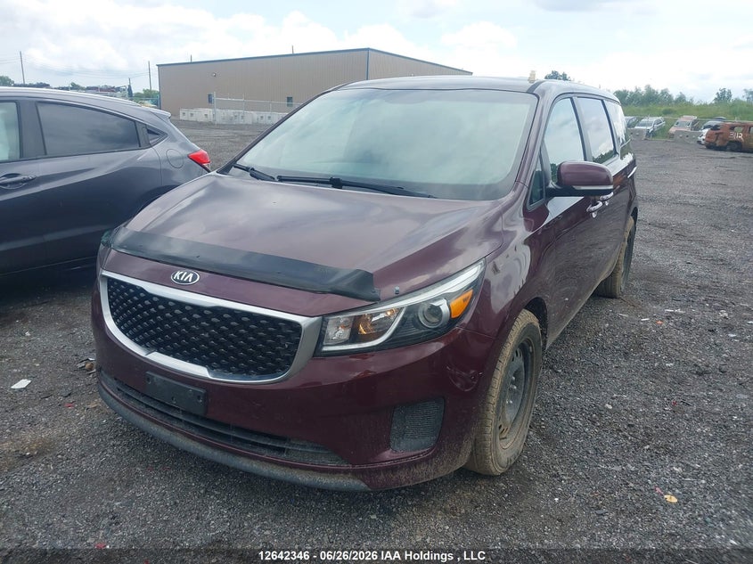 2017 Kia Sedona, Удар сзади, IAAI, VIN KNDMA5C17H6300577 — фото 2