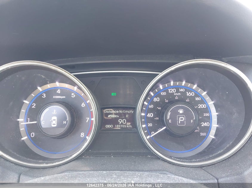 2013 HYUNDAI SONATA SEDAN 2.4L I-4 DI, DOHC, VVT, 200HP