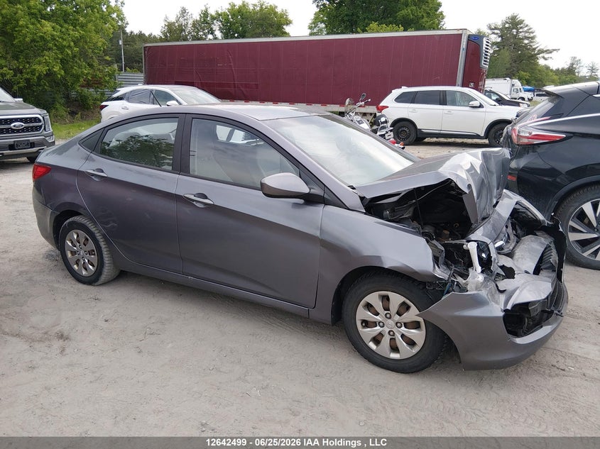 2015 HYUNDAI ACCENT SEDAN 1.6L I-4 DI, DOHC, VVT, 138HP