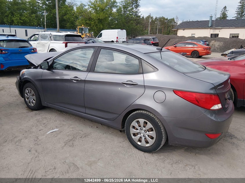 2015 HYUNDAI ACCENT SEDAN 1.6L I-4 DI, DOHC, VVT, 138HP