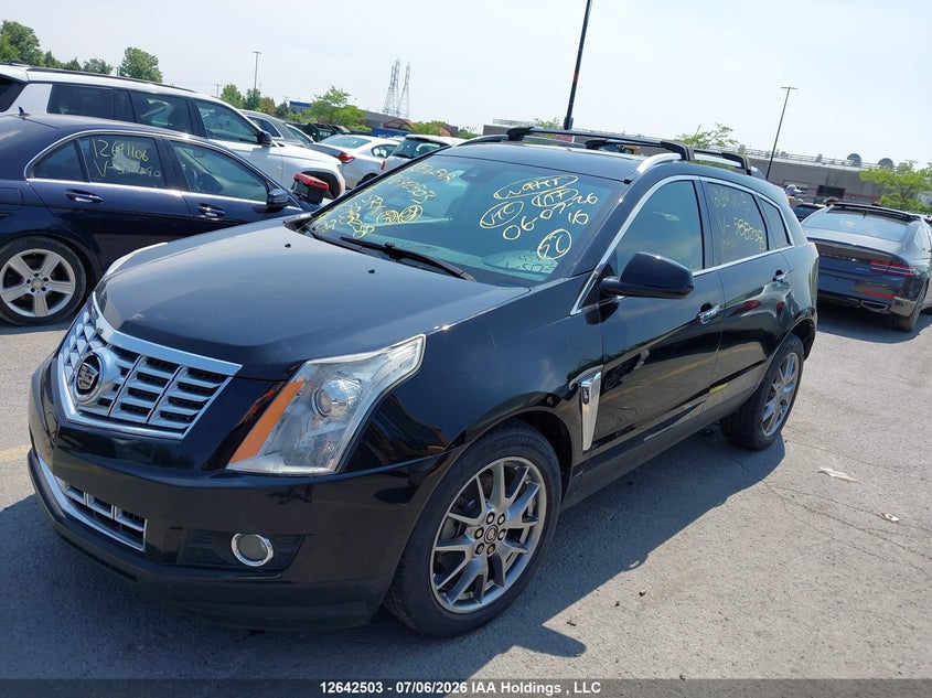 2015 Cadillac SRX, Затоплення, IAAI, VIN 3GYFNGE37FS588238 — фото 2