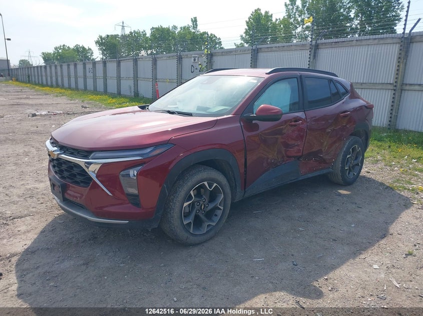 Vin: kl77lhe21rc104939, lot: 3043588, chevrolet trax 20242
