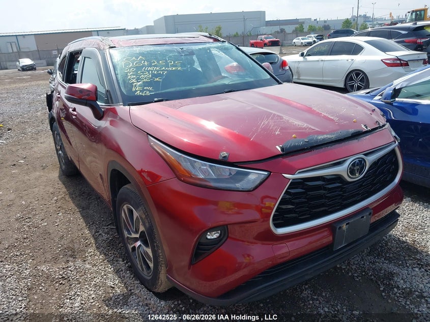 Vin: 5tdgzrbh1ls521497, lot: 3043597, toyota highlander xle 2020 img_1