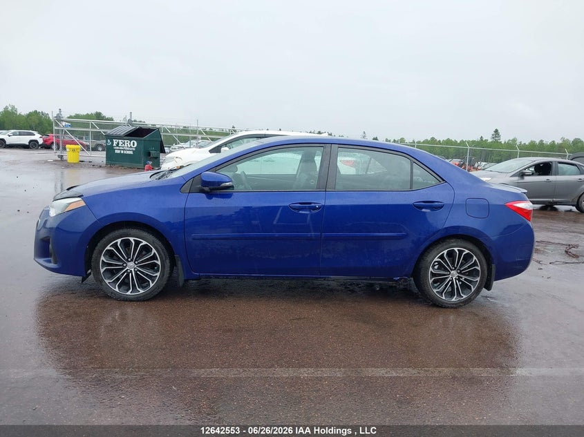 2015 TOYOTA COROLLA SEDAN 1.8L I-4 DOHC, VVT, 132HP